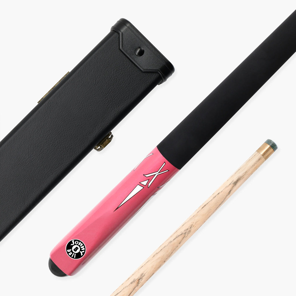 Jonny 8 Ball Pink Torpedo 48-inch cue and hard case Cue + Case