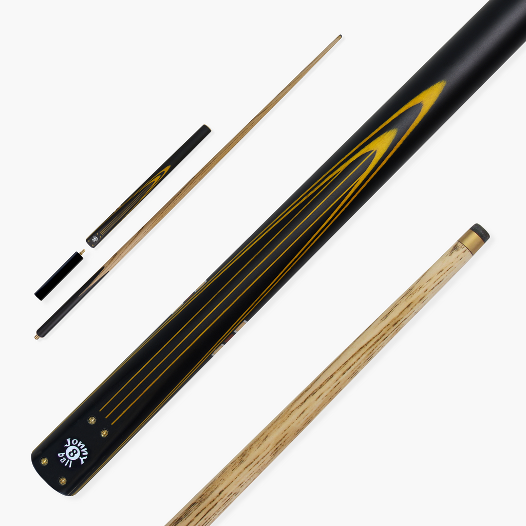 Jonny 8 Ball traditional 57-inch 3/4 cue with mini butt Cue + Case