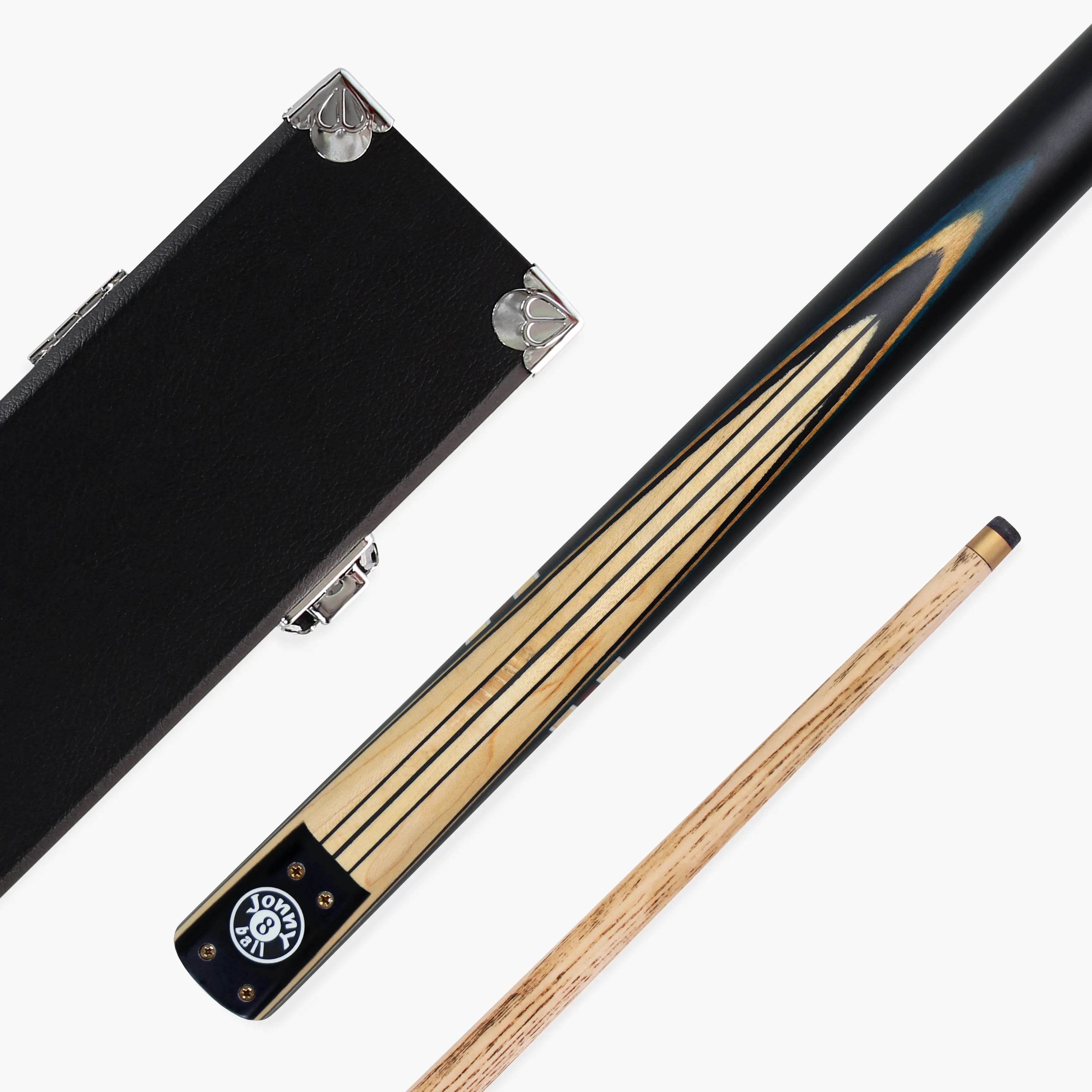 Jonny 8 Ball adjustable 57-inch 3-piece cue and hard case Cue + Case