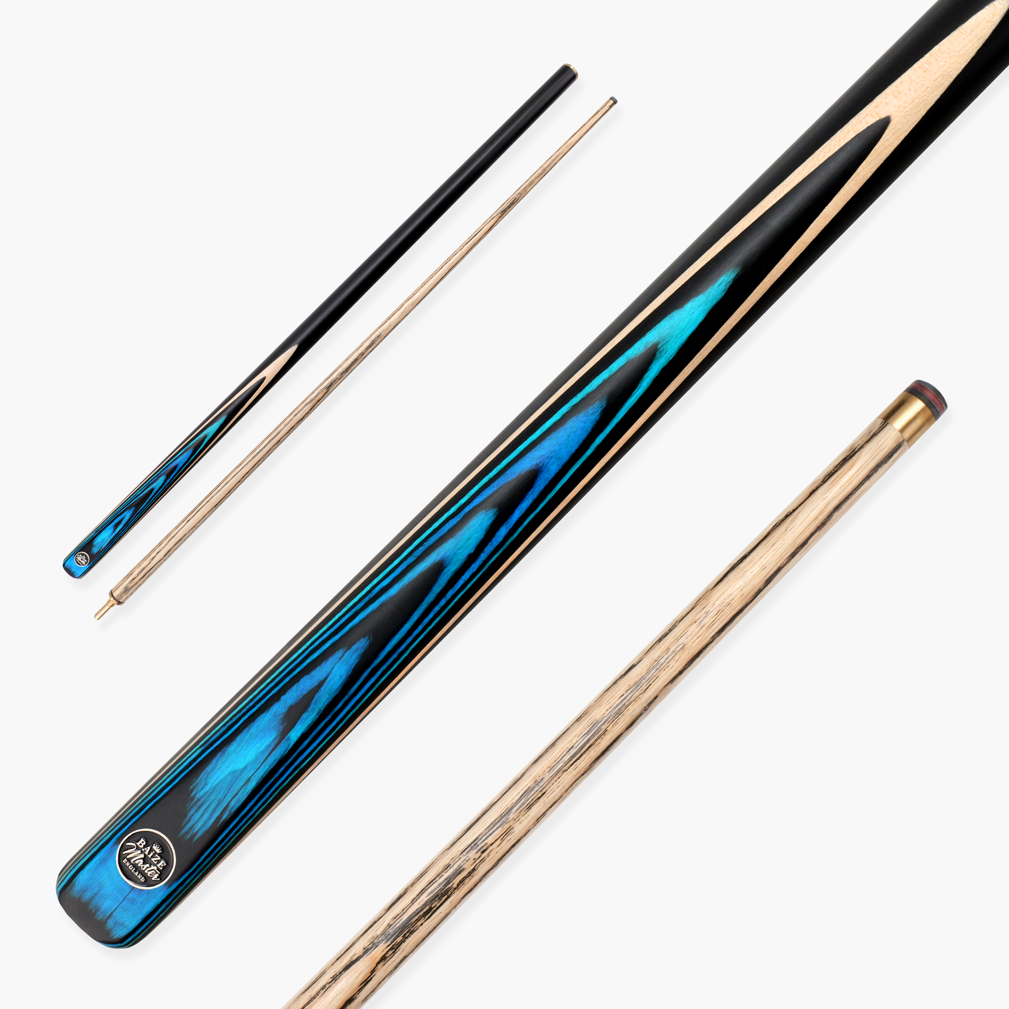 Baize Master Blackline Classic 2-piece snooker cue Cue + Case