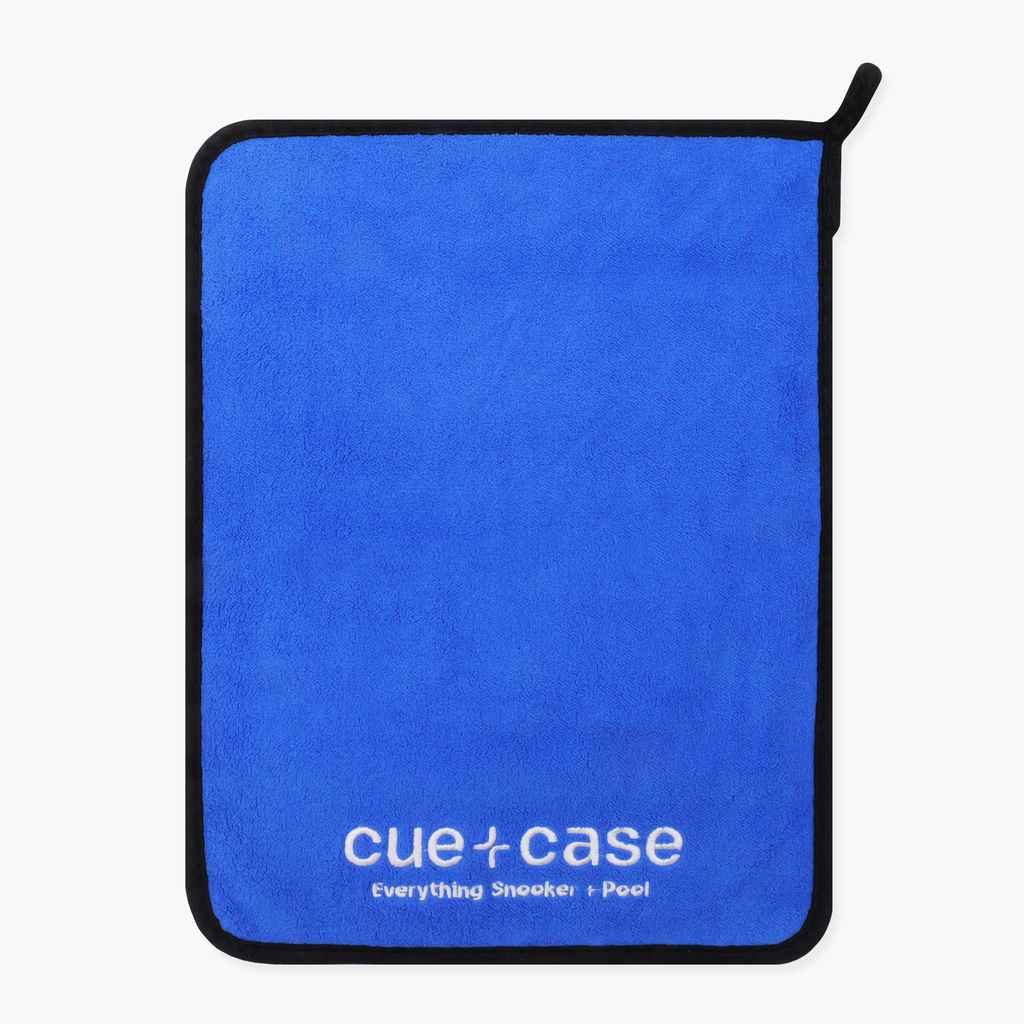 Cue + Case blue microfibre cue towel - 30cm x 40cm Cue + Case