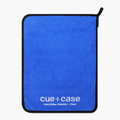 Cue + Case blue microfibre cue towel - 30cm x 40cm Cue + Case