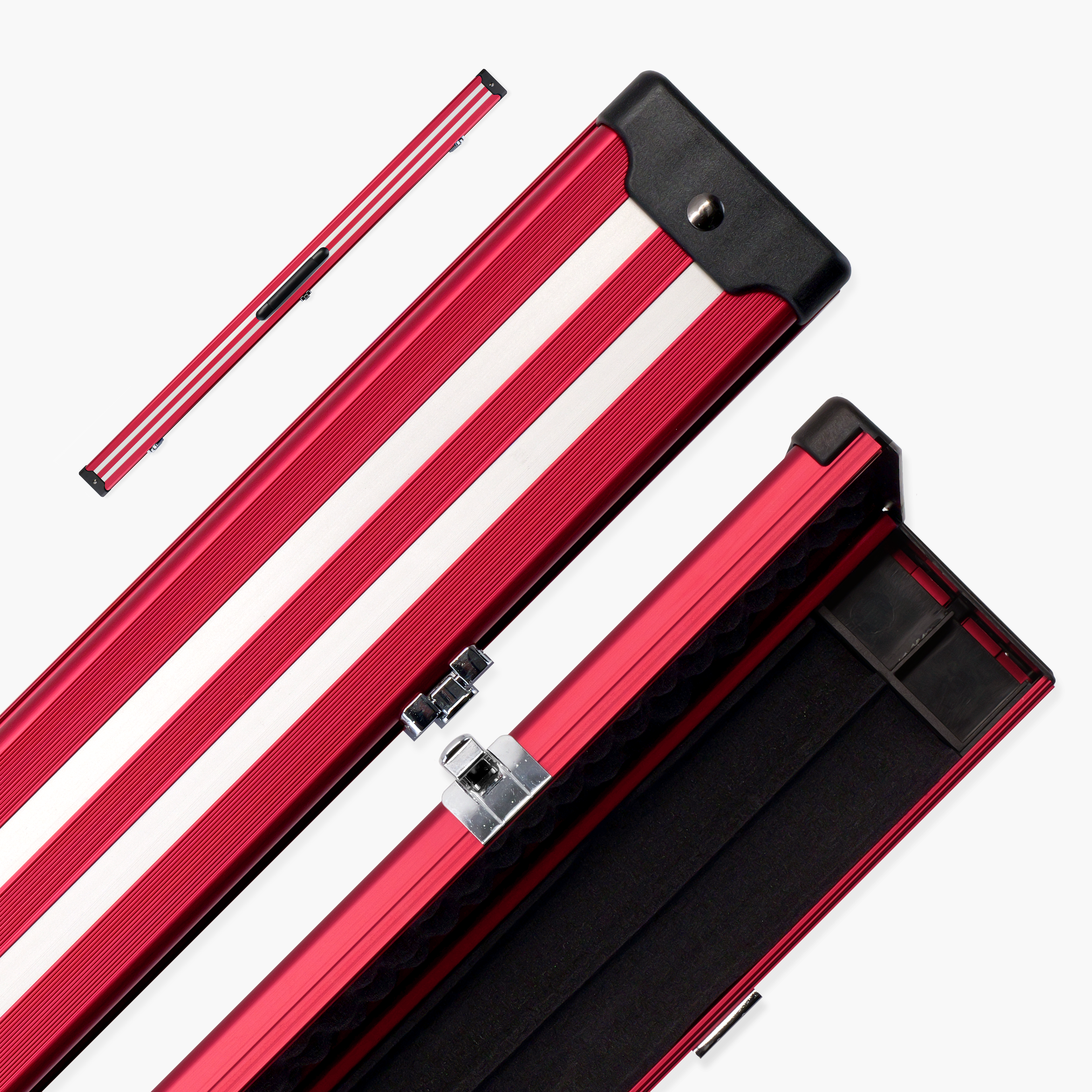 Silver Stripe Pro aluminium 3/4 cue case