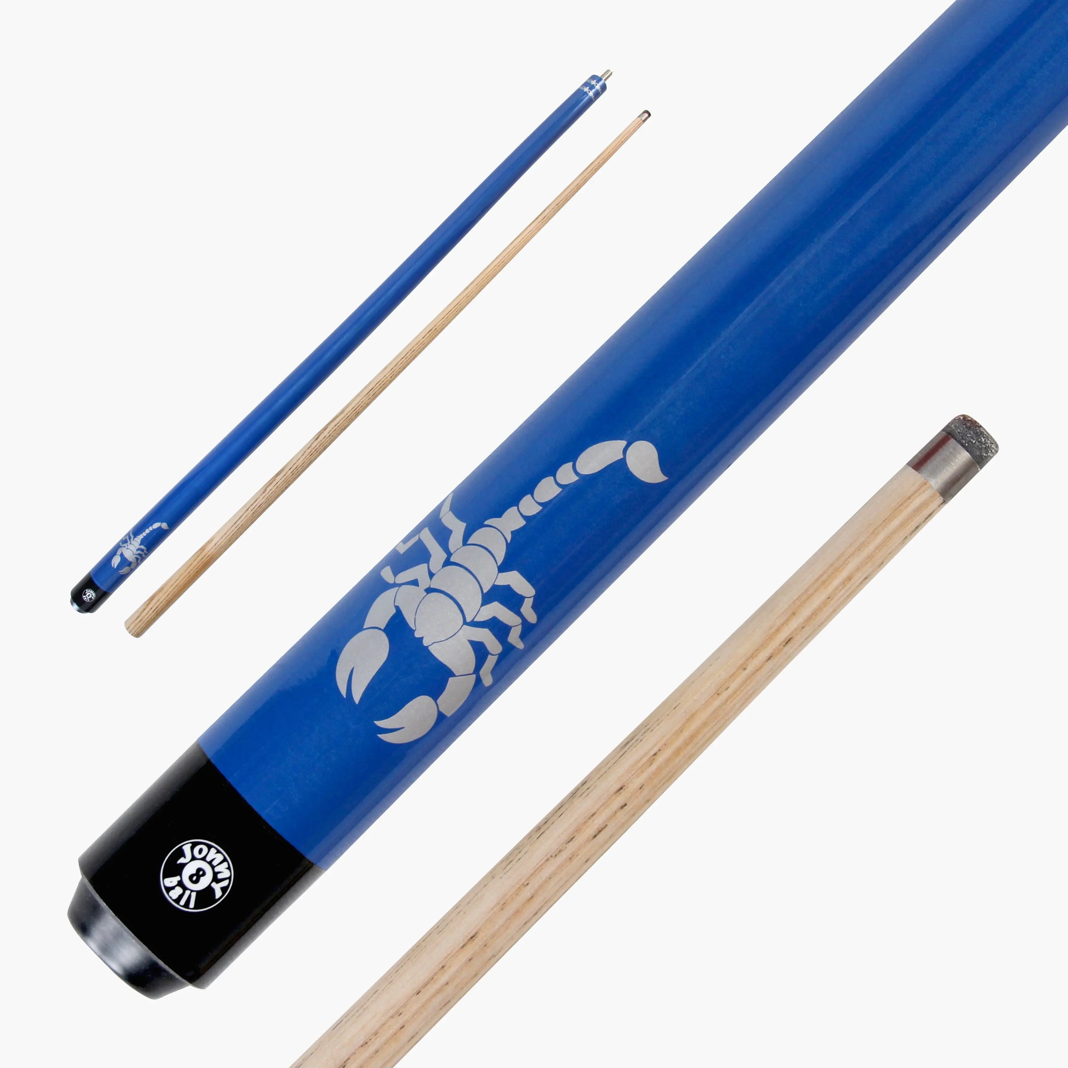 Jonny 8 Ball Scorpion 57-inch 2-piece cue Cue + Case