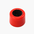 Red plastic double cue tip domer