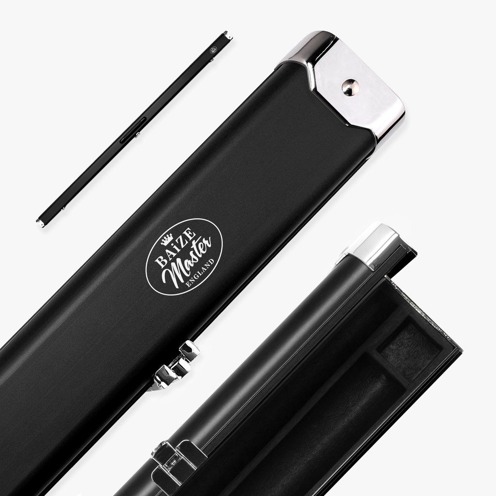 Baize Master Prestige Pro-Lock 1-piece metal cue case - 2 cues Cue + Case