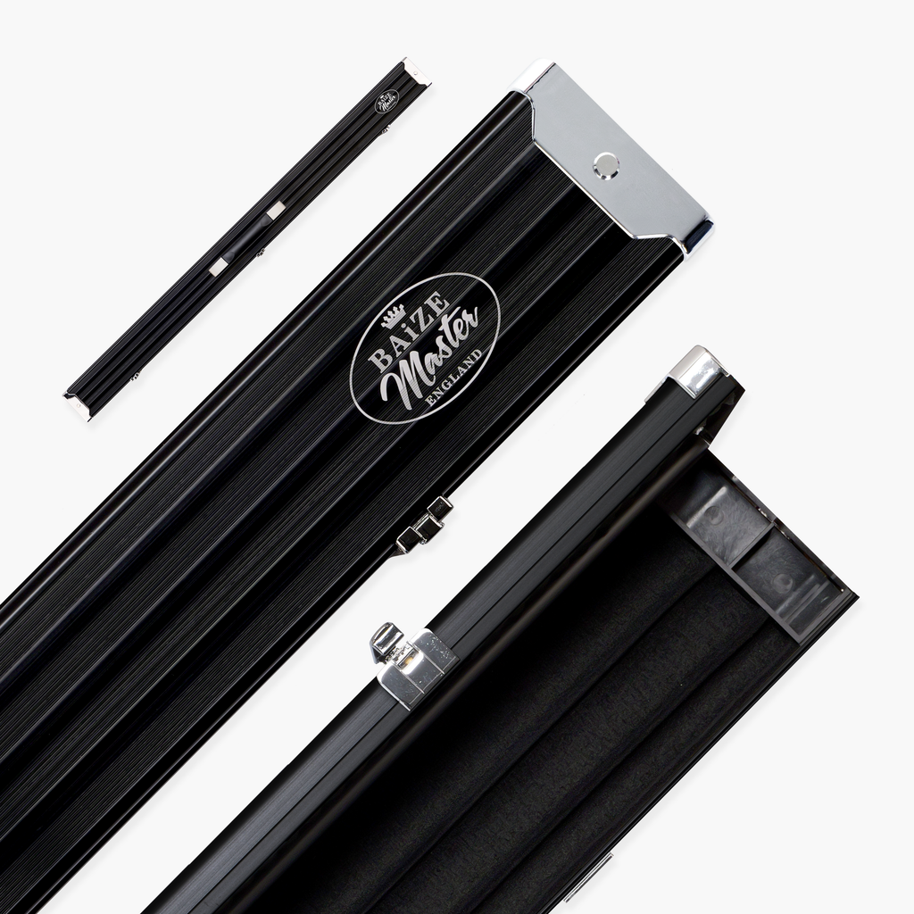 Baize Master Pro Line One Piece Aluminium Snooker Pool Cue Case - Holds Three 1 Piece Cues