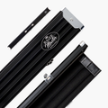 Baize Master Pro Line One Piece Aluminium Snooker Pool Cue Case - Holds Three 1 Piece Cues