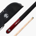 Jonny 8 Ball Red Torpedo 48-inch cue and case set Cue + Case
