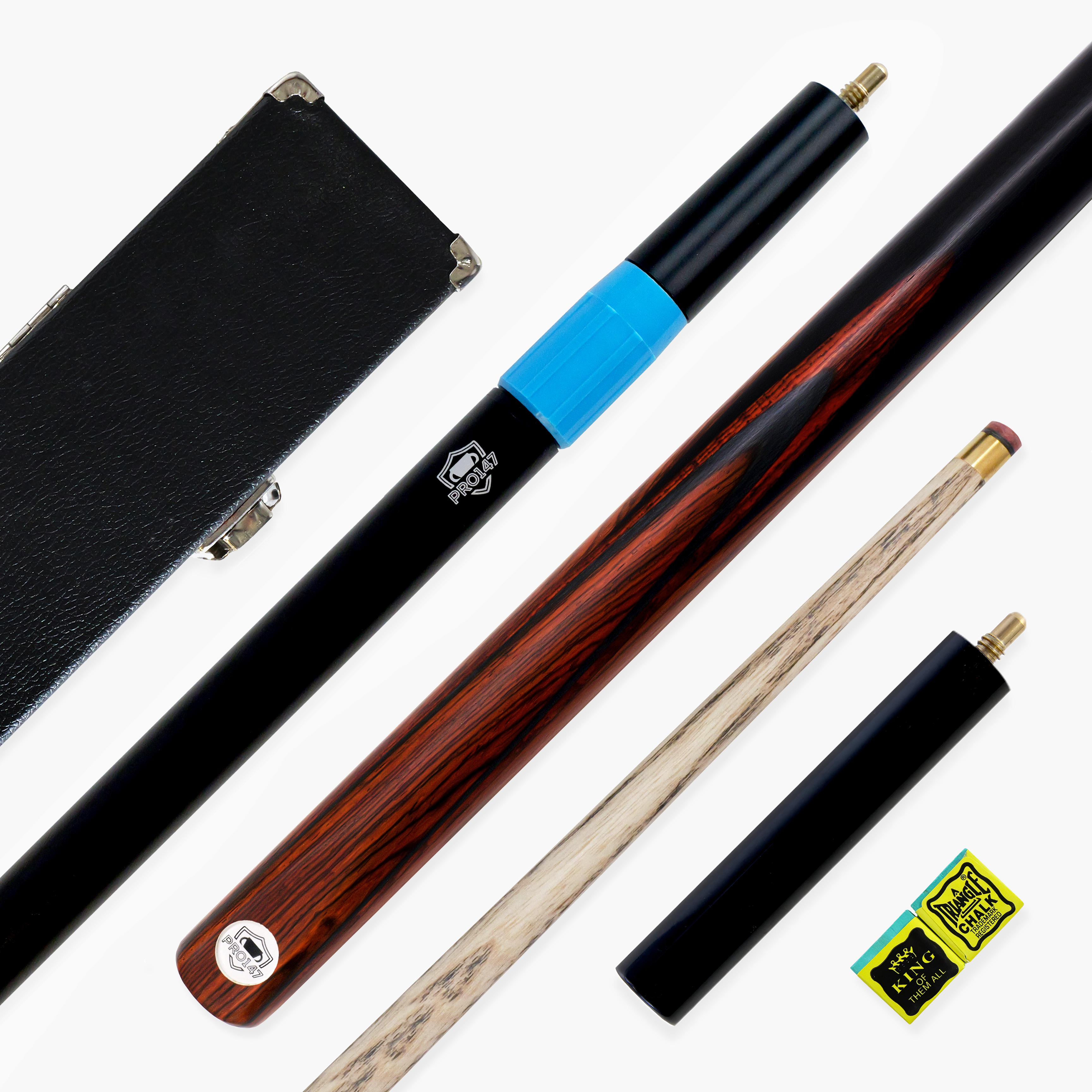 PRO147 Pearl Series Fire 3/4 cue and case set