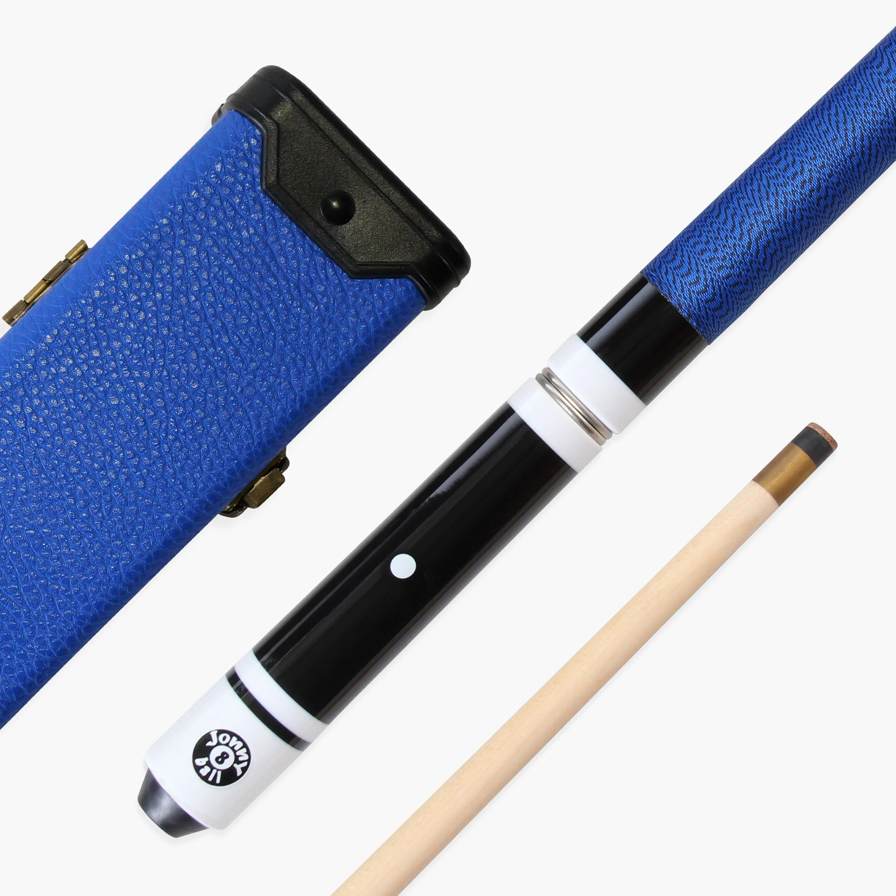 Jonny 8 Ball adjustable 4-piece cue and hard case set Cue + Case