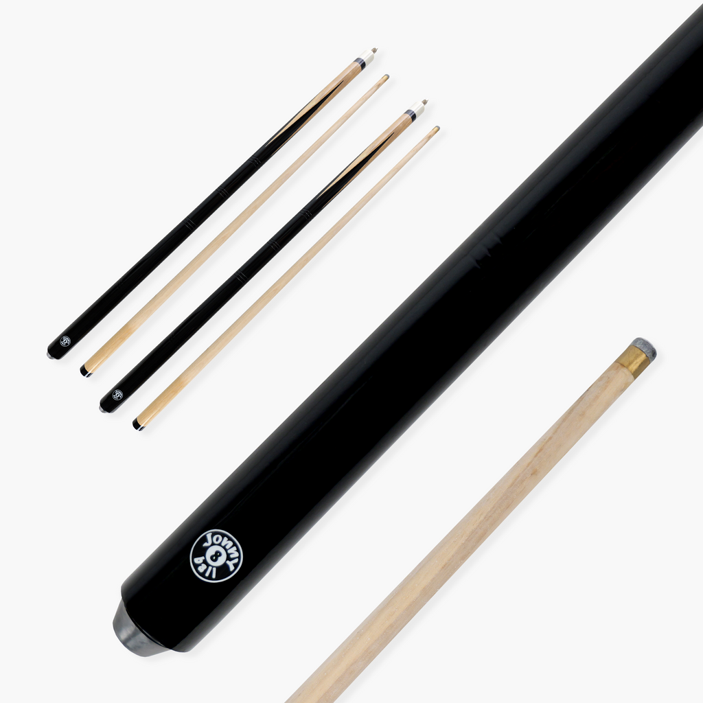 Jonny 8 Ball pub-style 57-inch cue set - 2 cues Cue + Case