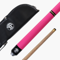 Jonny 8 Ball Pink Triad 48-inch cue and soft case Cue + Case