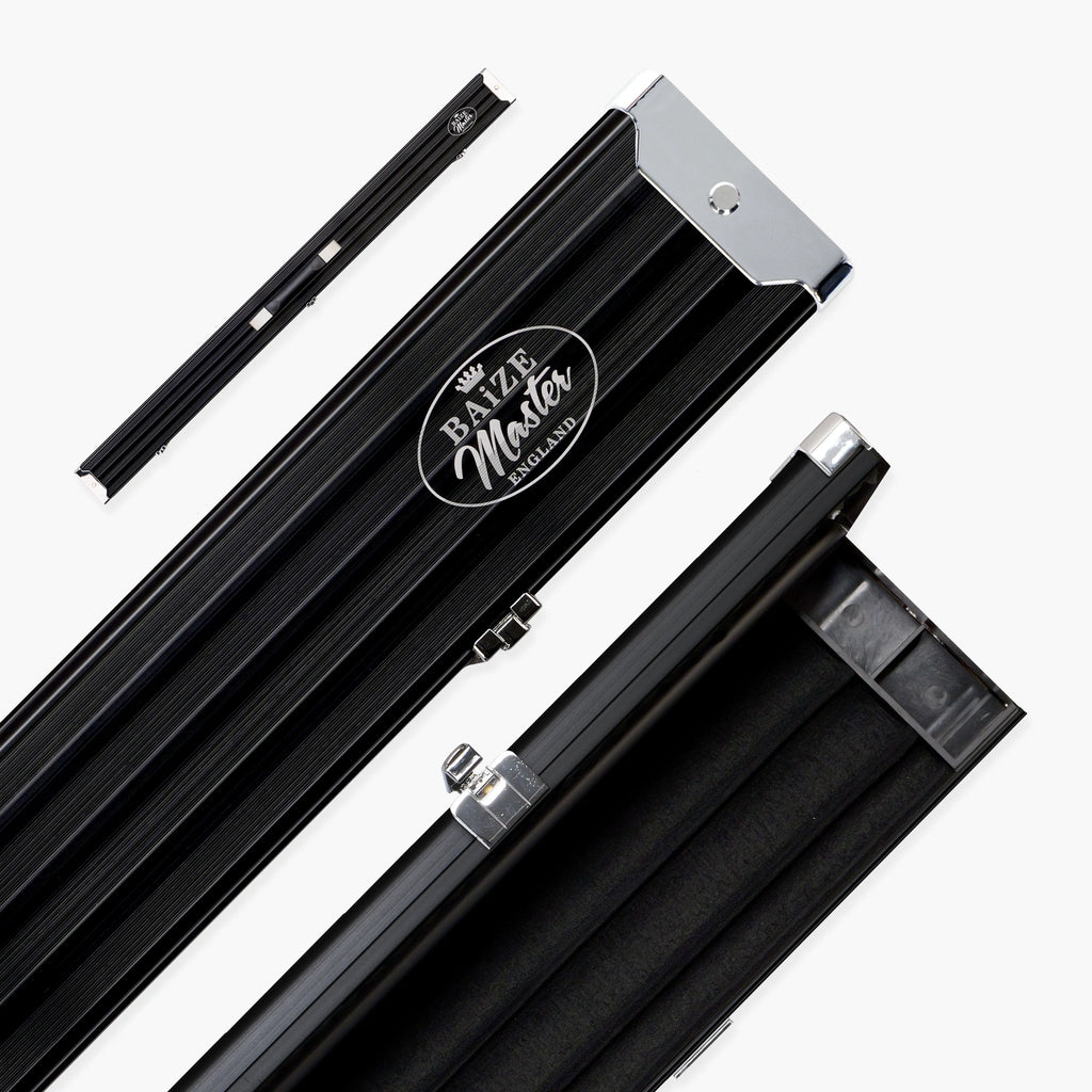 Baize Master Pro Line wide black 3/4 cue case Cue + Case
