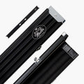 Baize Master Pro Line wide black 3/4 cue case Cue + Case