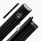 Baize Master Pro Line wide black 3/4 cue case Cue + Case