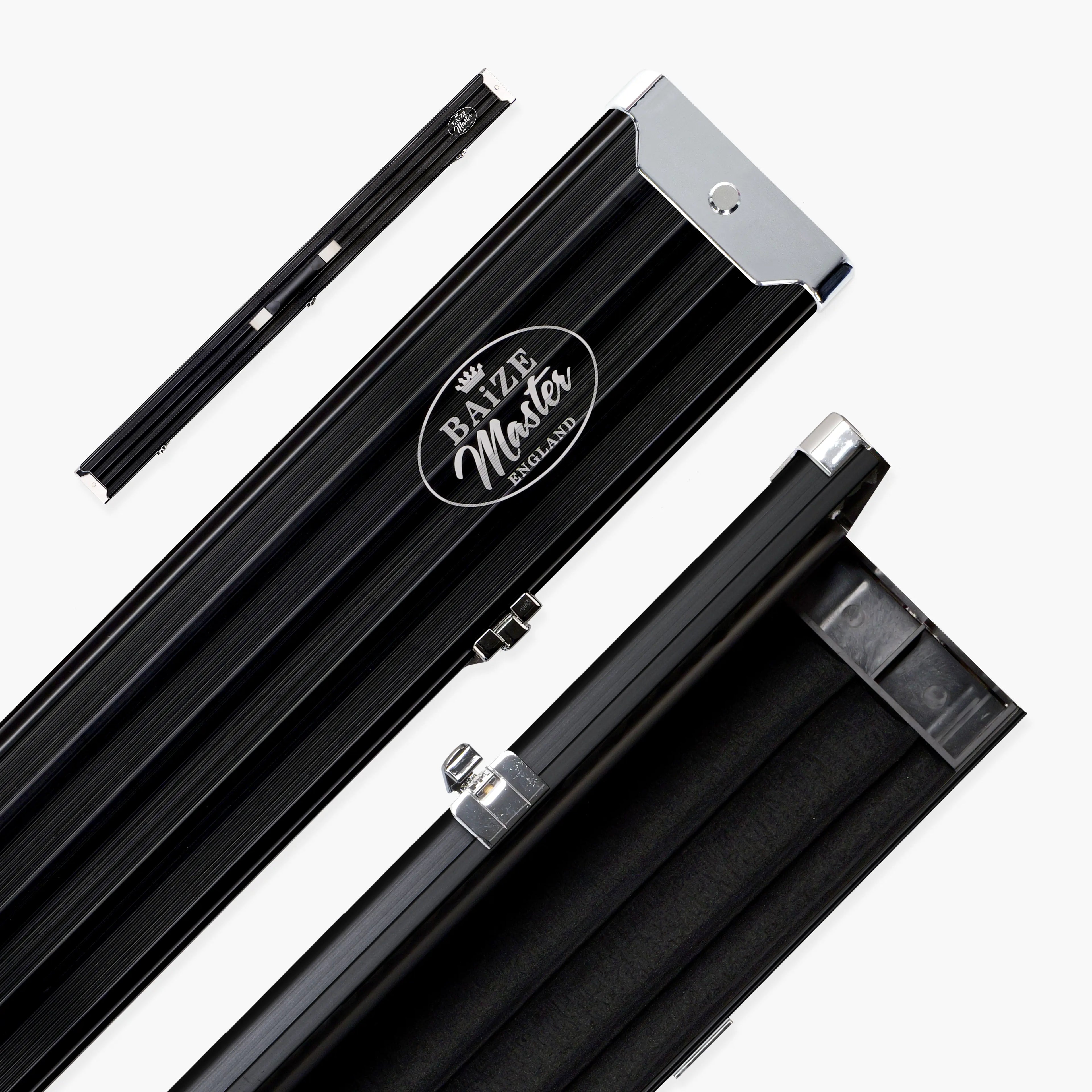 Baize Master Pro Line wide black 3/4 cue case Cue + Case