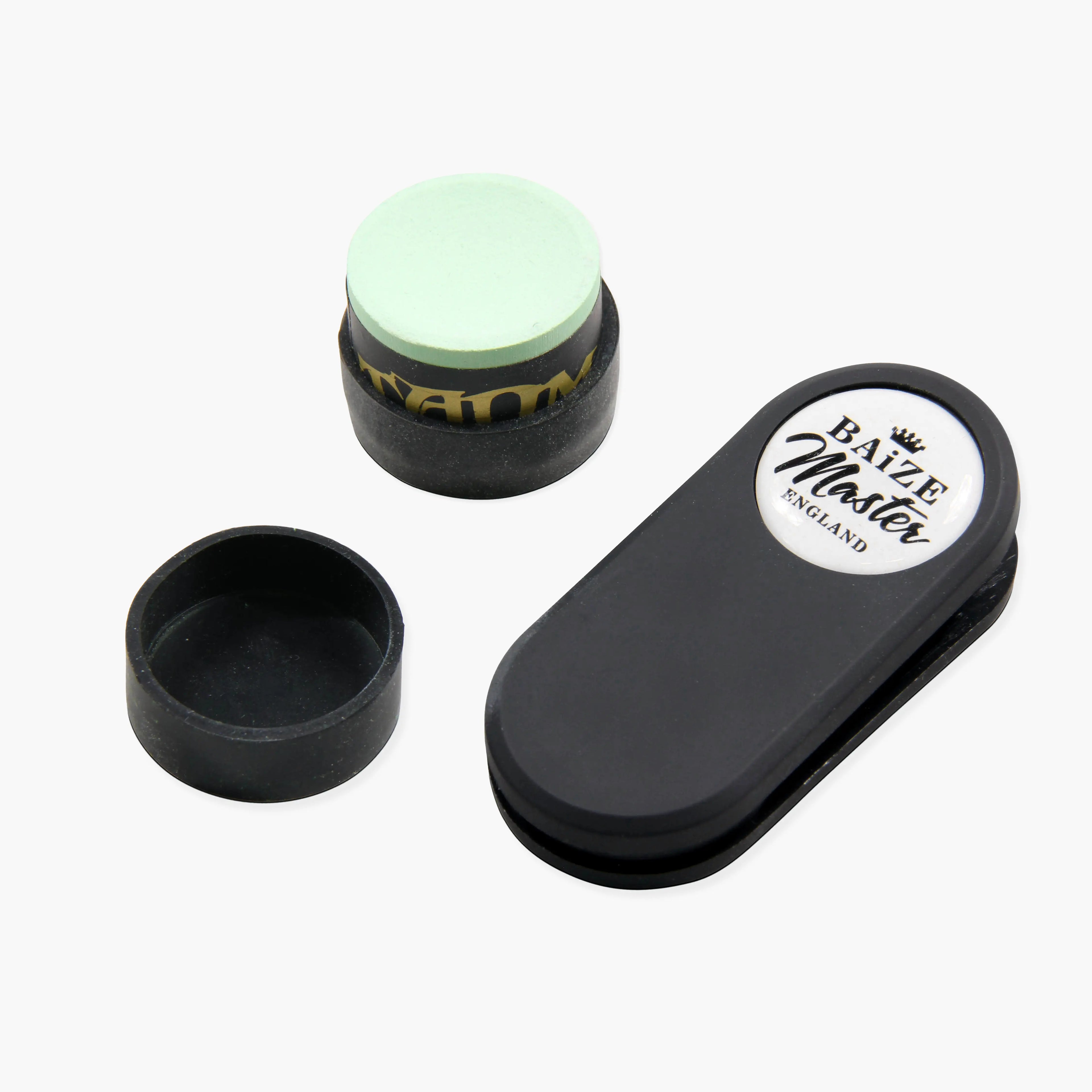 Baize Master twin chalk holder with Taom 2.0 chalk Cue + Case