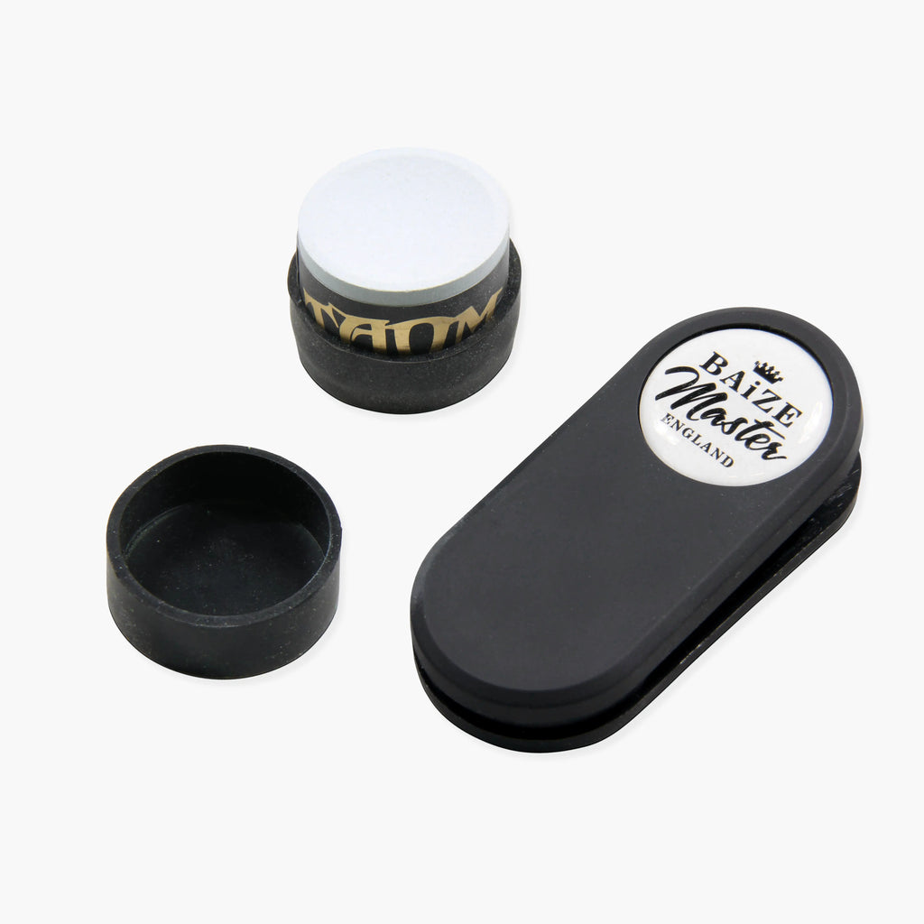 Baize Master twin chalk holder with Taom 2.0 chalk Cue + Case