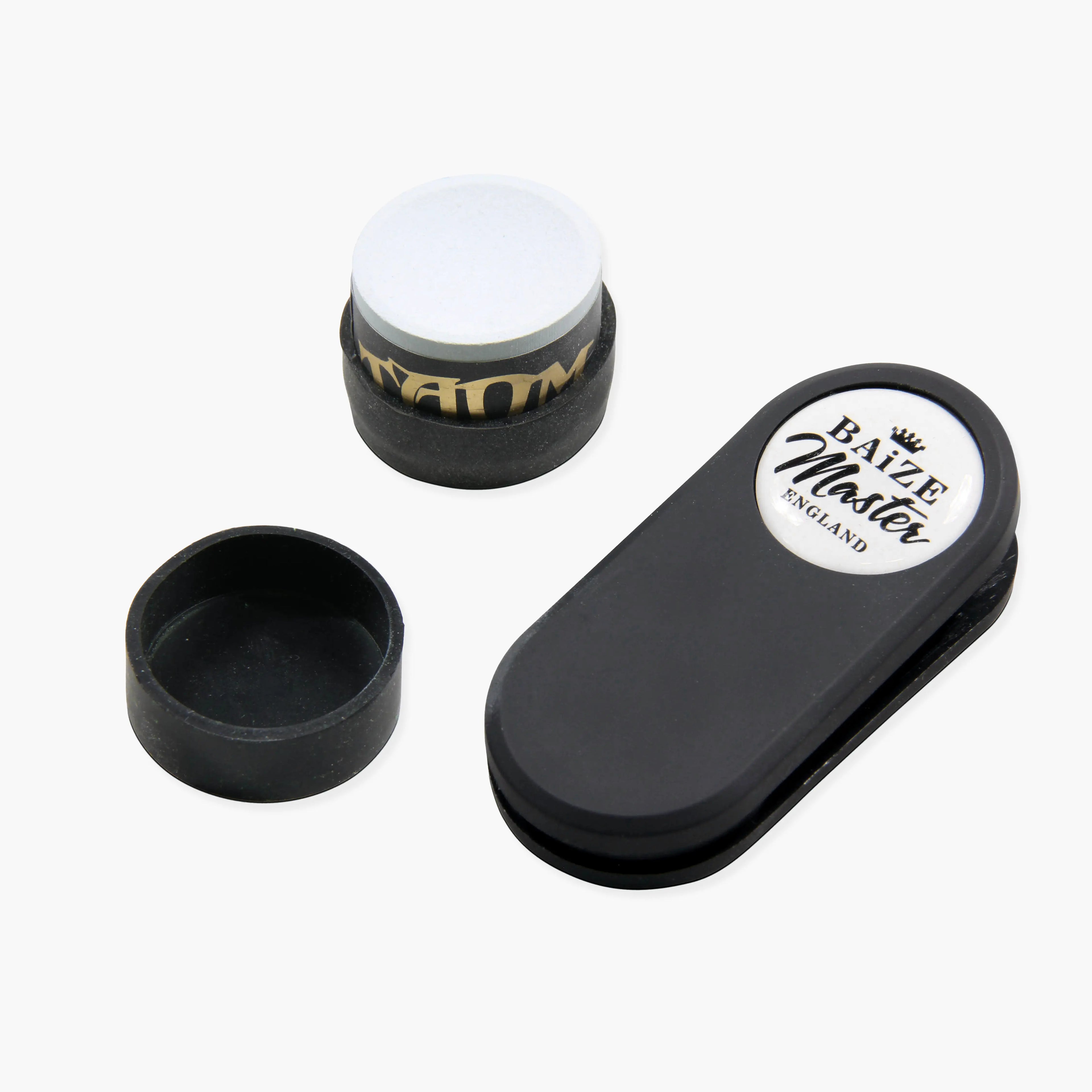 Baize Master twin chalk holder with Taom 2.0 chalk Cue + Case