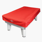 Baize Master 7ft red pool table cover Cue + Case