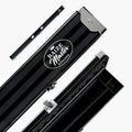 Baize Master Pro Line black 3/4 cue case Cue + Case