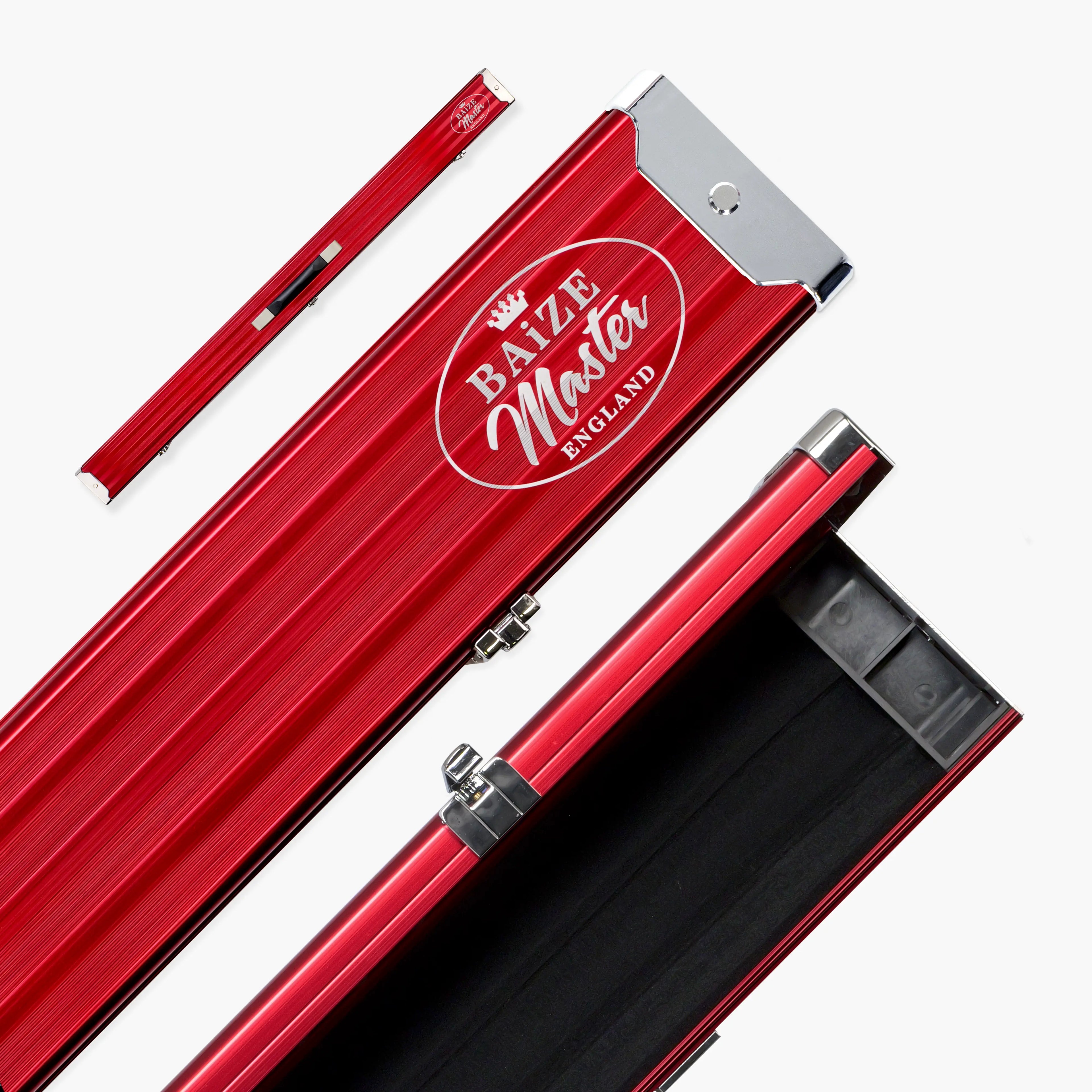 Baize Master Pro Line wide red 3/4 cue case Cue + Case