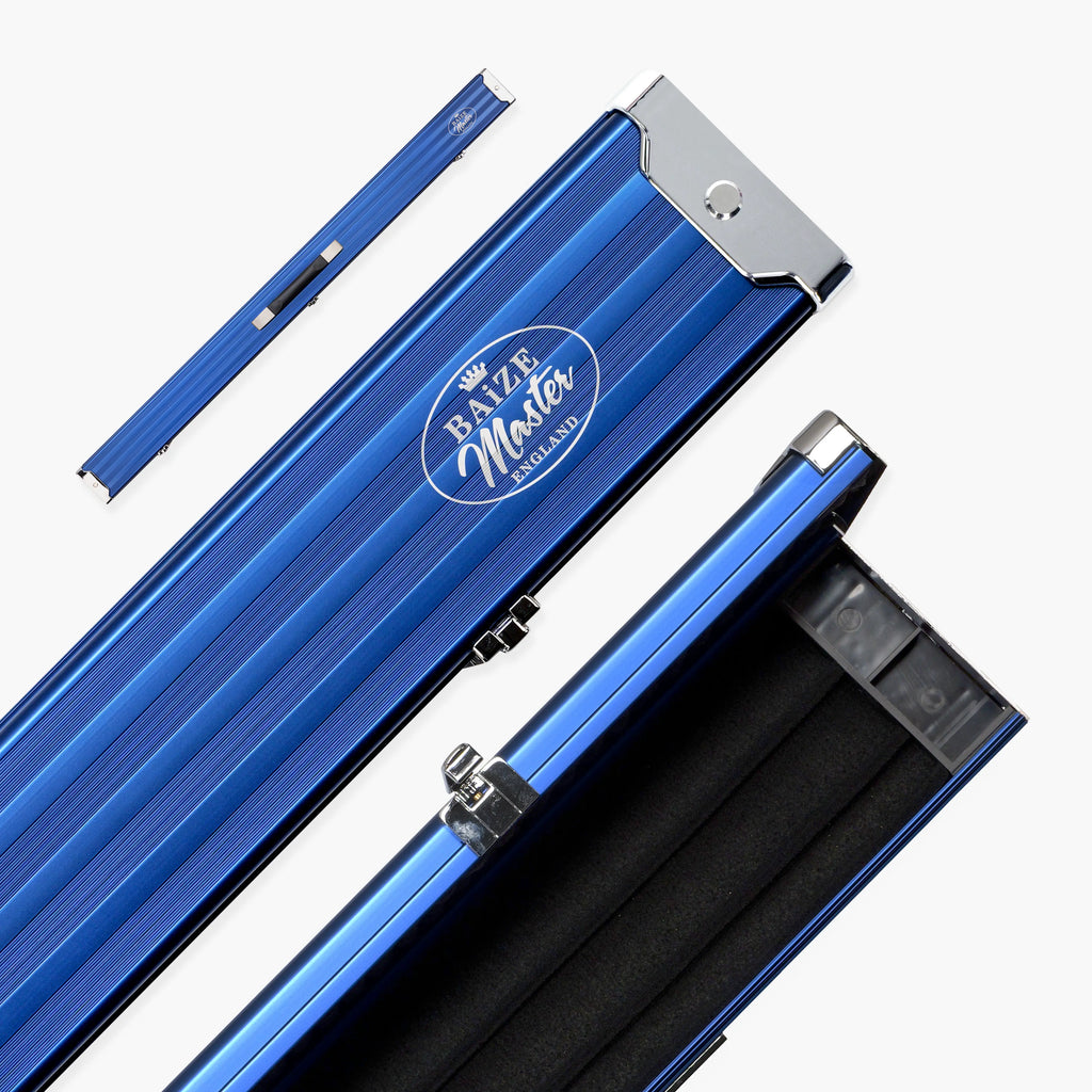 Baize Master Pro Line wide blue 3/4 cue case Cue + Case