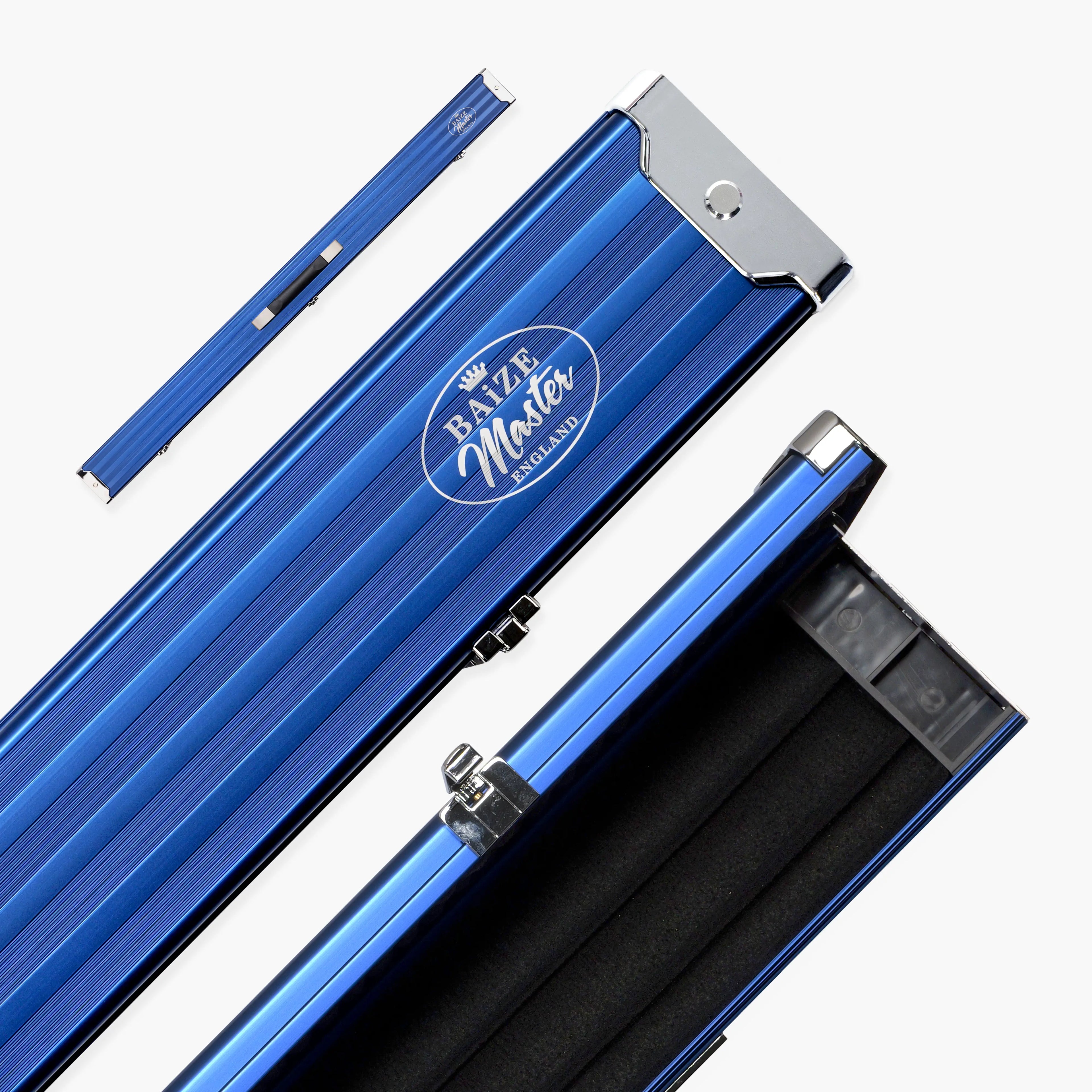 Baize Master Pro Line wide blue 3/4 cue case Cue + Case