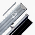 Baize Master Pro Line grey 3/4 cue case Cue + Case