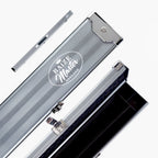 Baize Master Pro Line grey 3/4 cue case Cue + Case