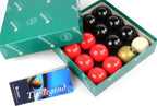 Aramith Premier Gold 8 Ball red and black pool balls Cue + Case