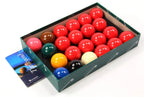 Aramith Premier 52.4mm snooker ball set Cue + Case