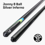 Jonny 8 Ball Inferno 2-piece graphite cue Cue + Case