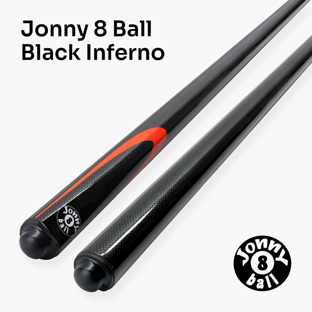 Jonny 8 Ball Inferno 2-piece graphite cue Cue + Case