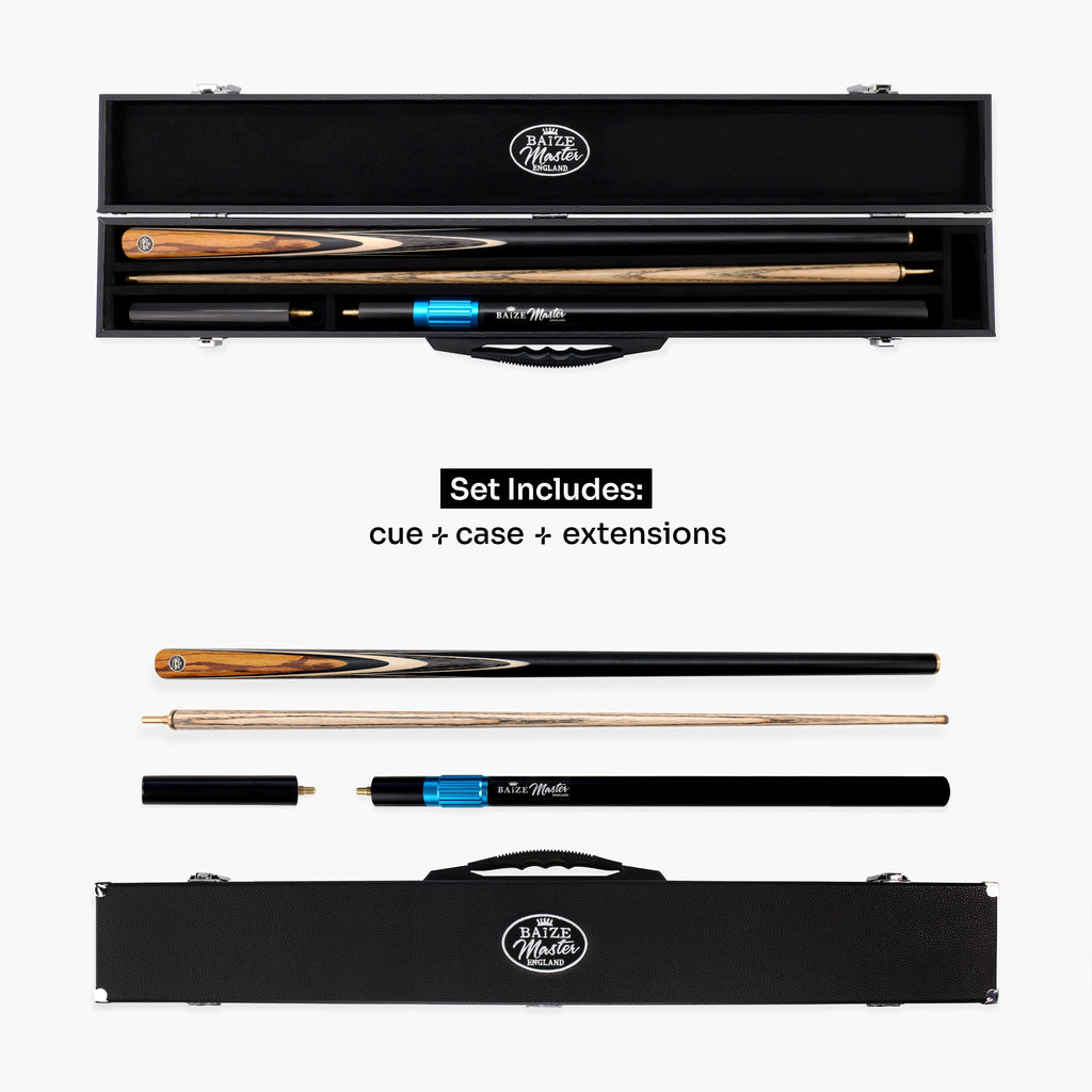 Baize Master Blackline Elite cue and case set Cue + Case