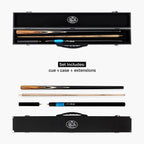 Baize Master Blackline Elite cue and case set Cue + Case
