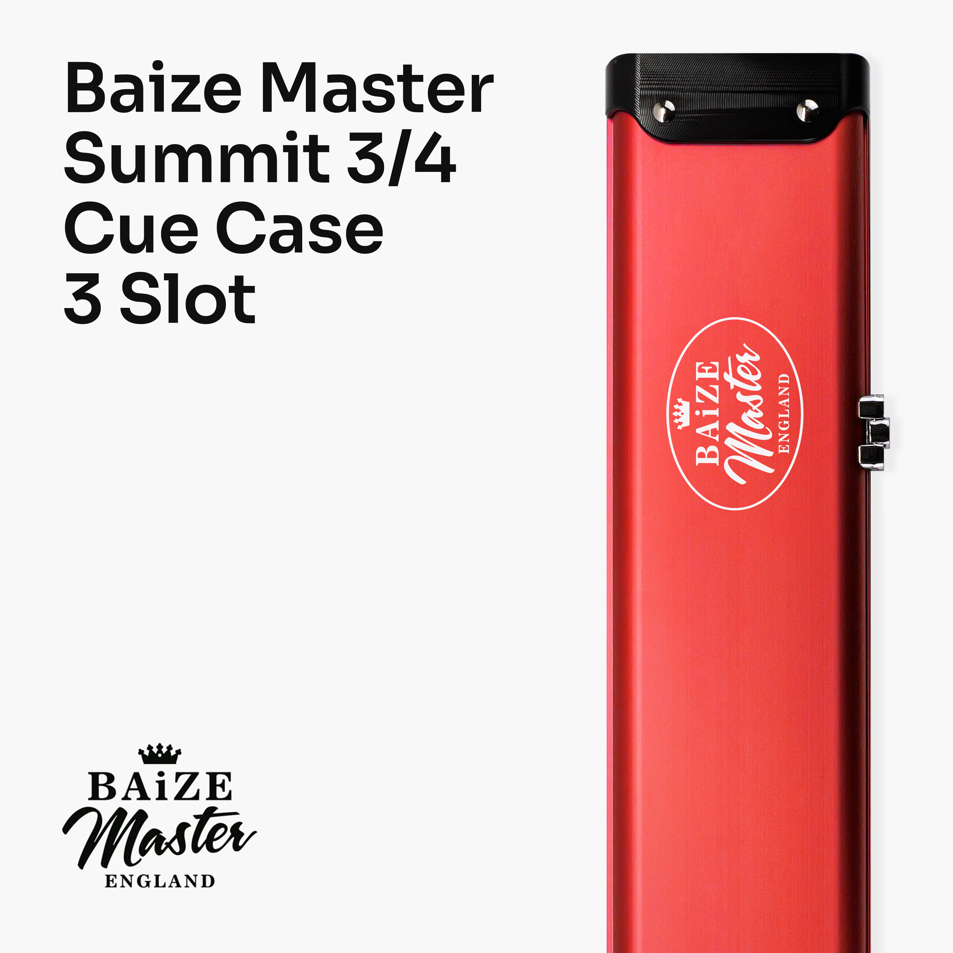 Baize Master Summit 3-slot 3/4 cue case Cue + Case