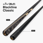 Baize Master Blackline Classic pool cue and case set Cue + Case