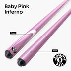 Jonny 8 Ball Inferno 2-piece graphite cue Cue + Case