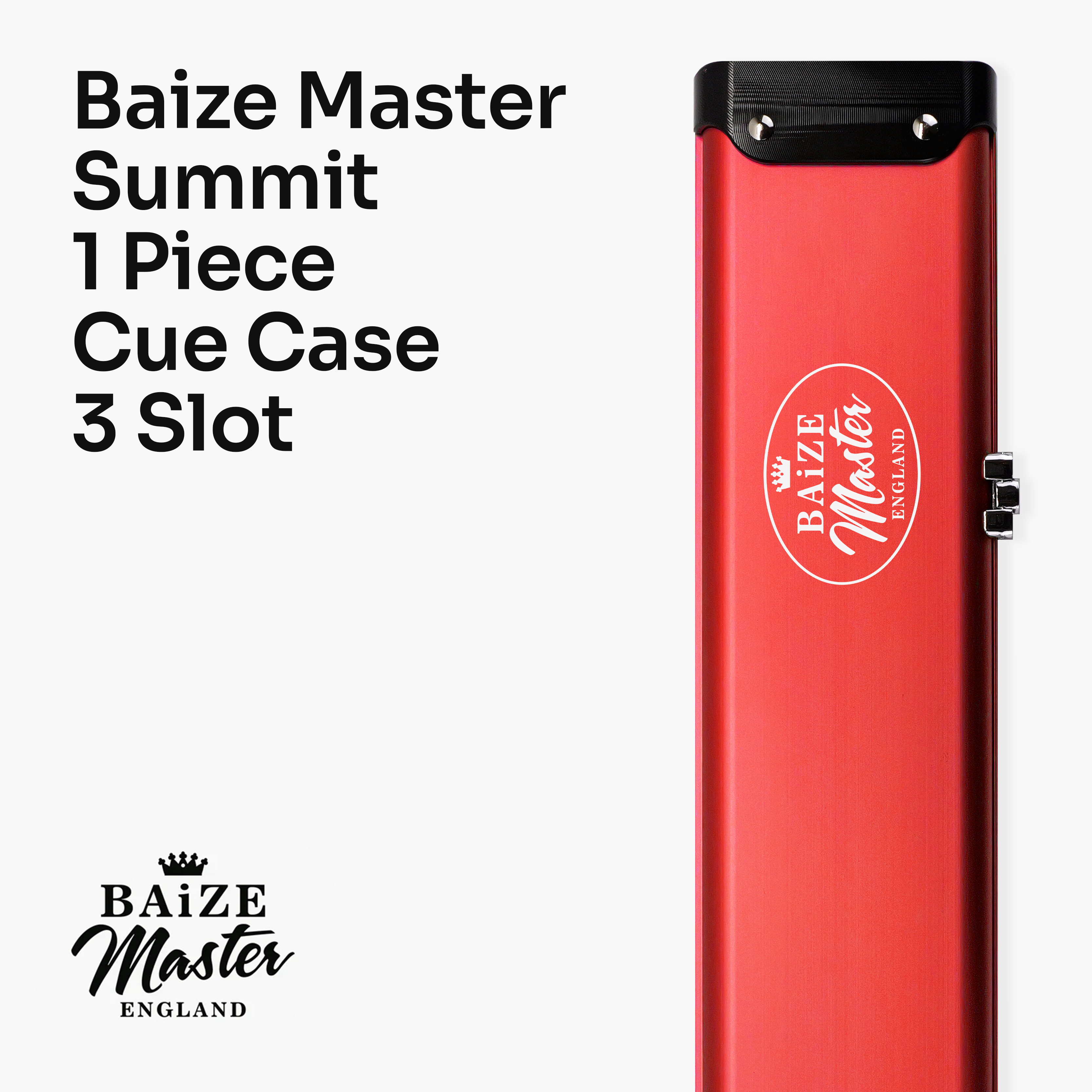 Baize Master Summit 3-slot one-piece cue case Cue + Case