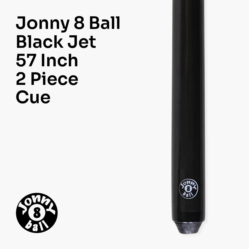 Jonny 8 Ball Black Jet Pro Precision cue and case set Cue + Case
