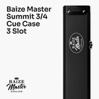 Baize Master Summit 3-slot 3/4 cue case Cue + Case