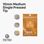 Pro Spin 10mm medium cue tips - 3 pack