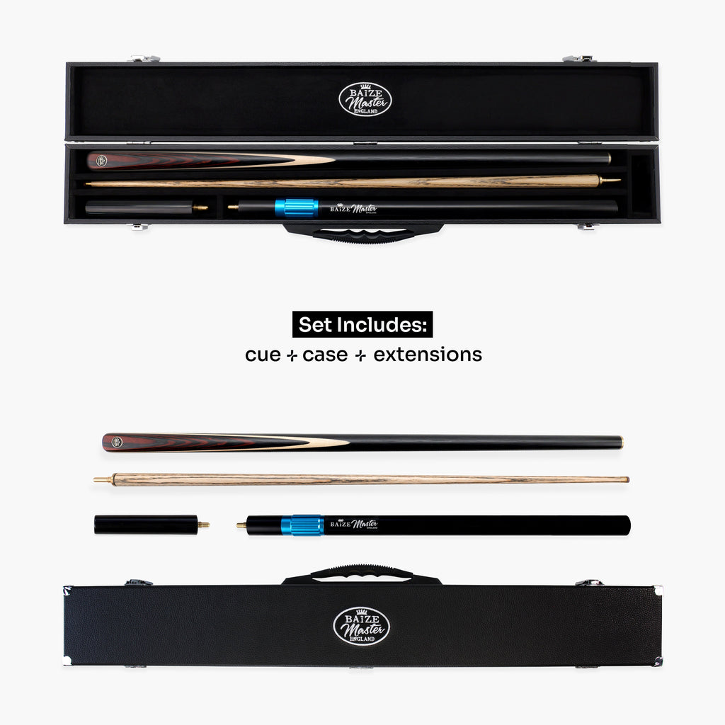 Baize Master Blackline Classic snooker cue and case set Cue + Case