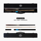 Baize Master Blackline Classic snooker cue and case set Cue + Case