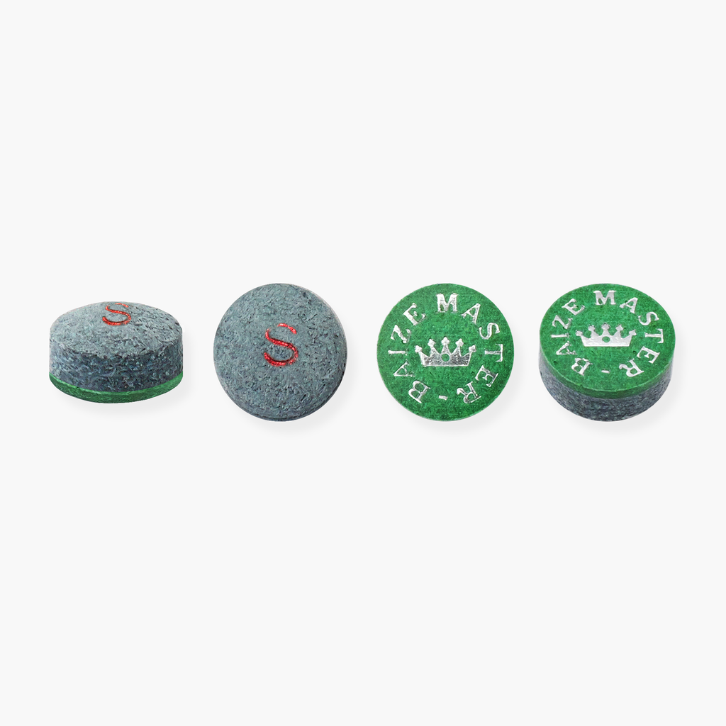 Baize Master PRO-IMPACT Hybrid Snooker and Pool Cue Tips 10mm - Box of 3 Tips Cue + Case