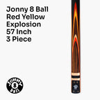 Jonny 8 Ball adjustable 57-inch 3-piece cue and hard case Cue + Case