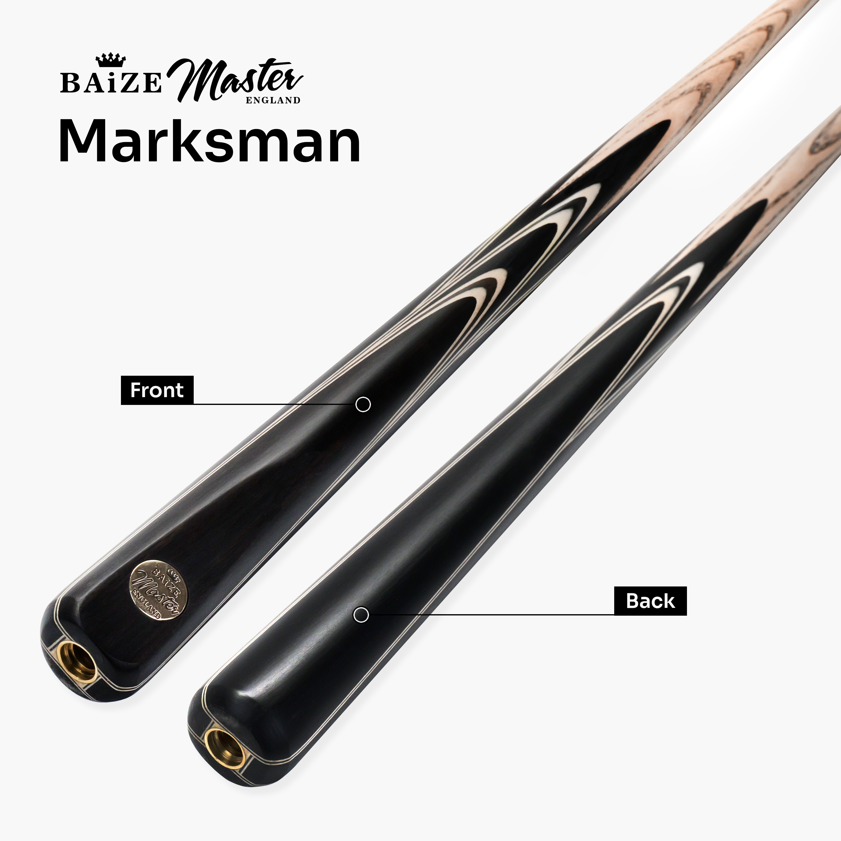 Baize Master Midnight Marksman 57-inch pool cue Cue + Case