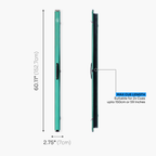 Baize Master Prestige 1-piece metal cue case - 2 cues Cue + Case